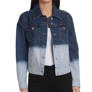 NWT Bagatelle Dip-Dye Trucker Denim Jacket XS